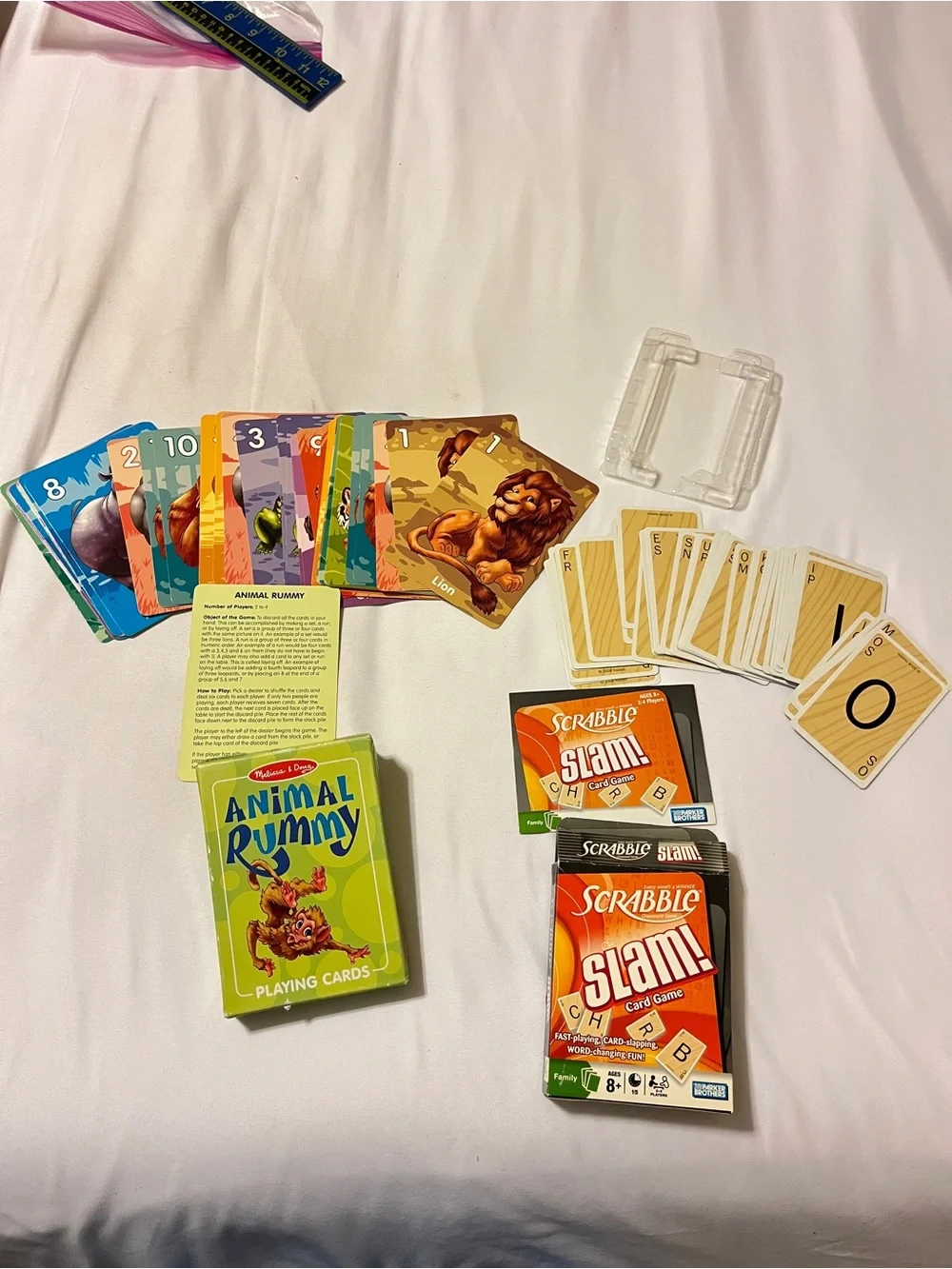 Scrabble slam card